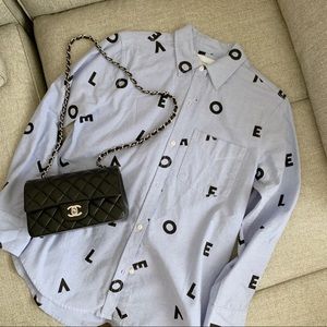 Current Elliot love button down shirt